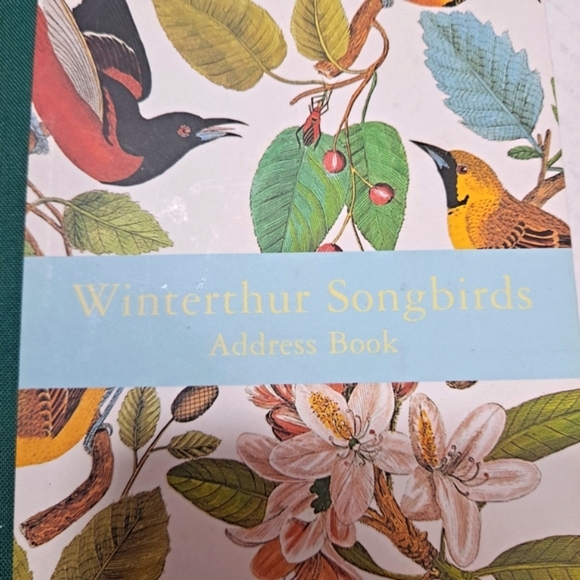 Vintage Galison Winterthur Songbirds Address Book Unused - Picture 2 of 12